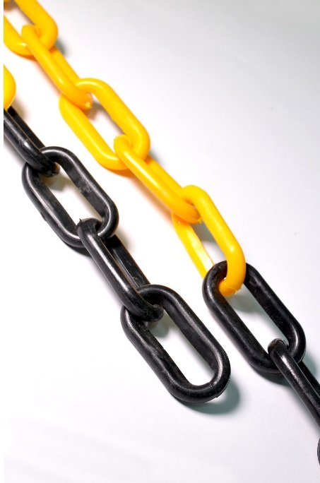 CADENA PE 6MM AMARILLO-NEGRO X MTS DE PASCALE